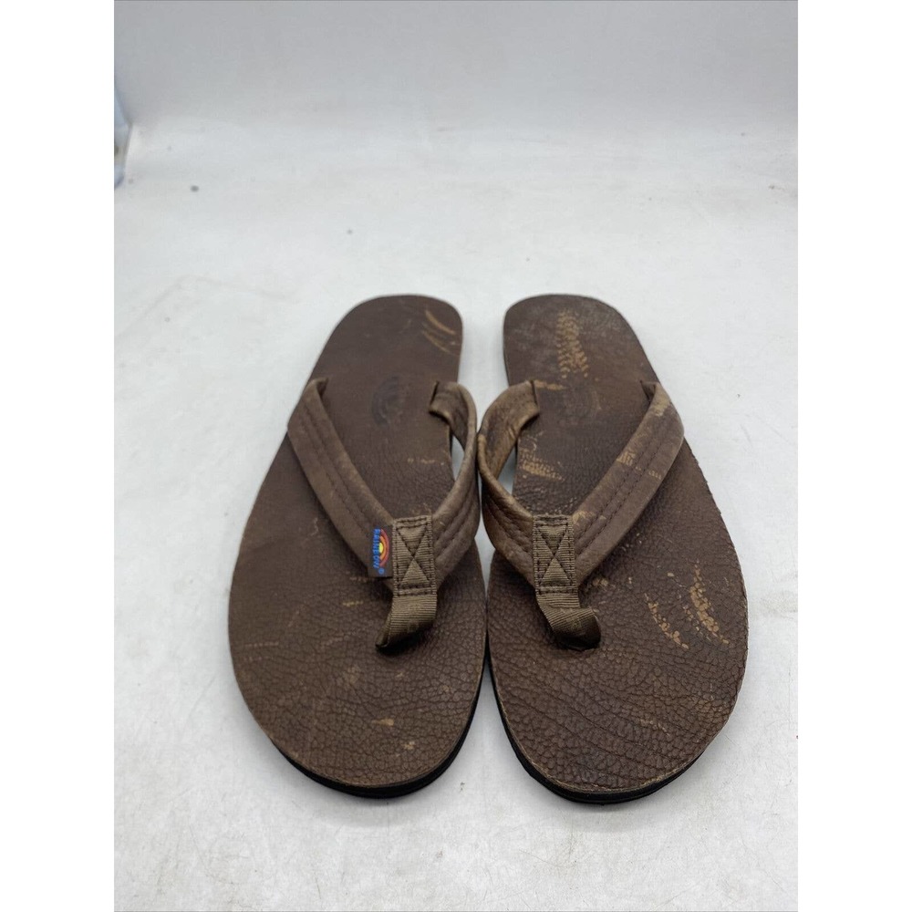Rainbow Sandals Mens Luxury Leather - Flip Flop XXXL 13.5-15 D5